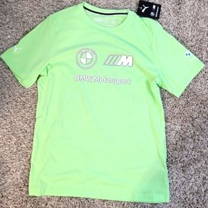 BMW motorsport green shirt size m
